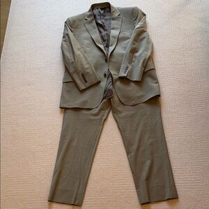 Brooks Brothers Light Brown Suit Jacket 46R and Pants W40 / L30
